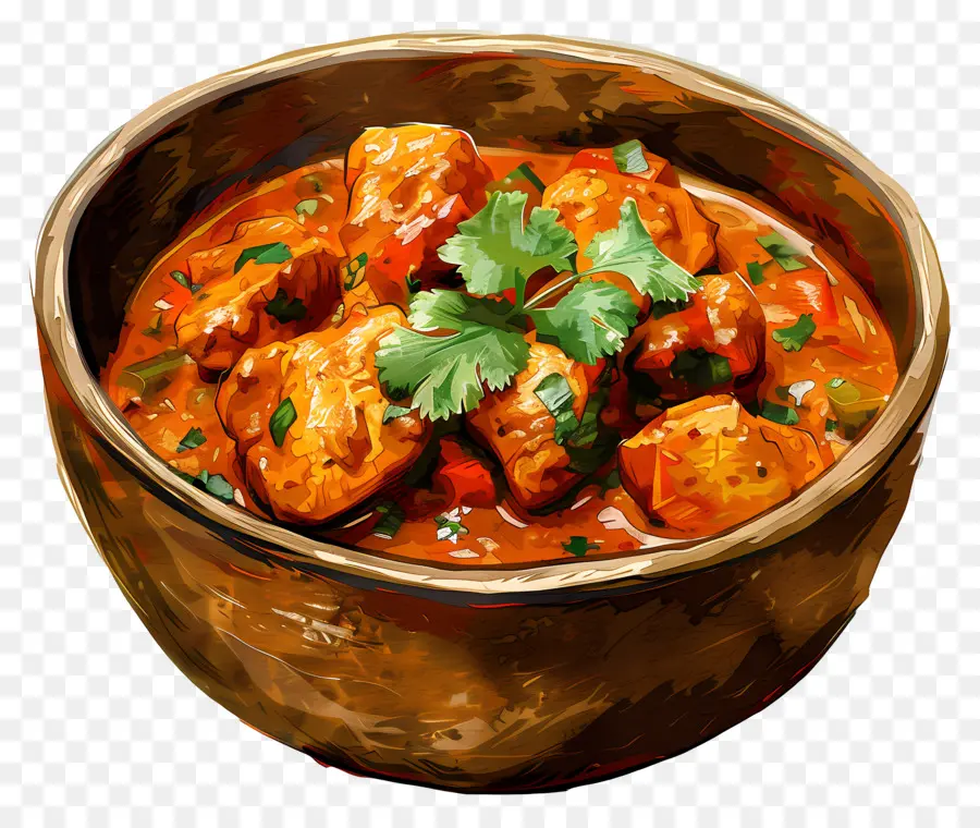 Pollo Tikka Masala，Comida De La India PNG