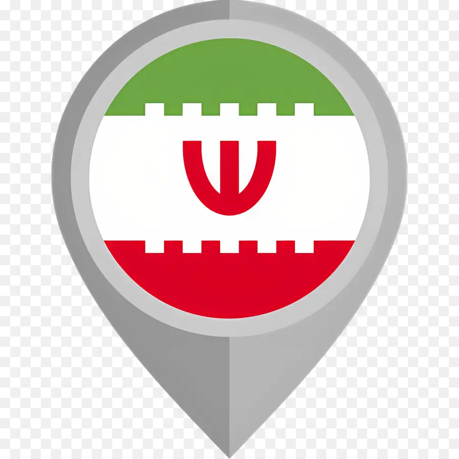 Irán Bandera，Alfiler PNG