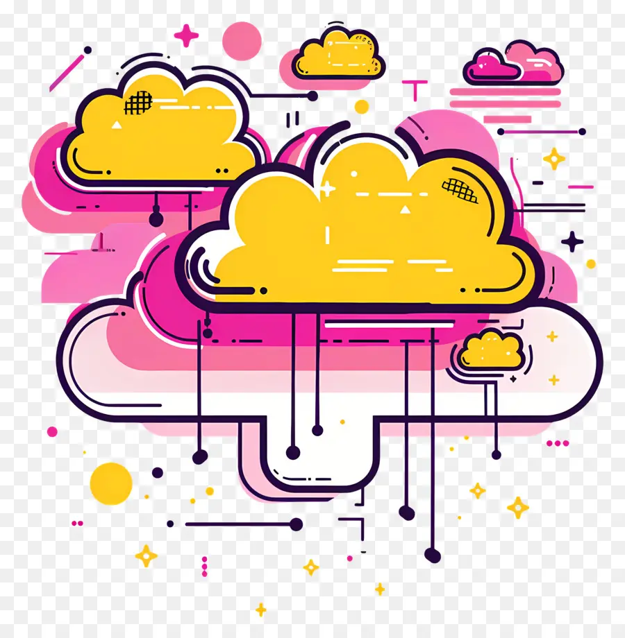 Computación En La Nube，Las Nubes PNG