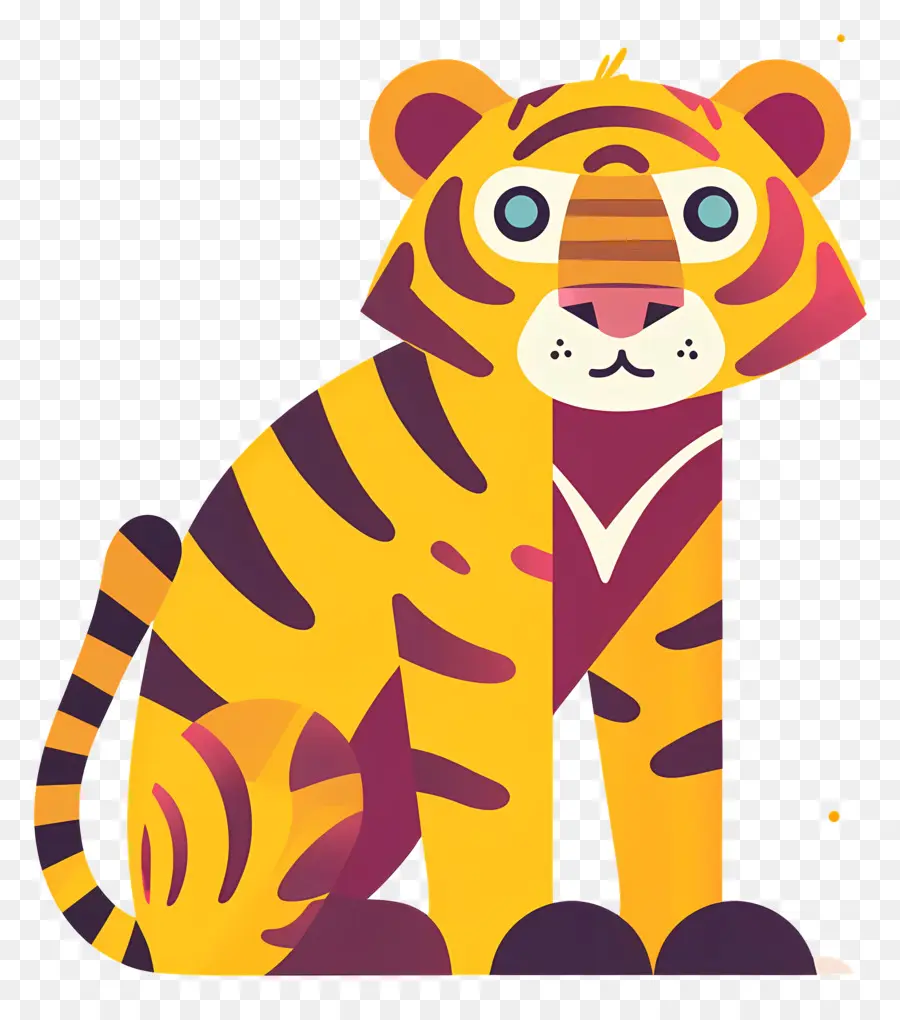 Tigre，Cartoon Tiger PNG