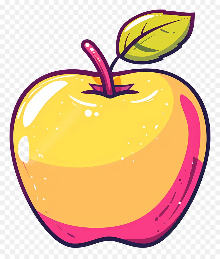 Apple，Manzana Amarilla PNG