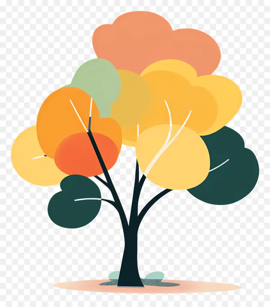 Árbol，Hojas PNG