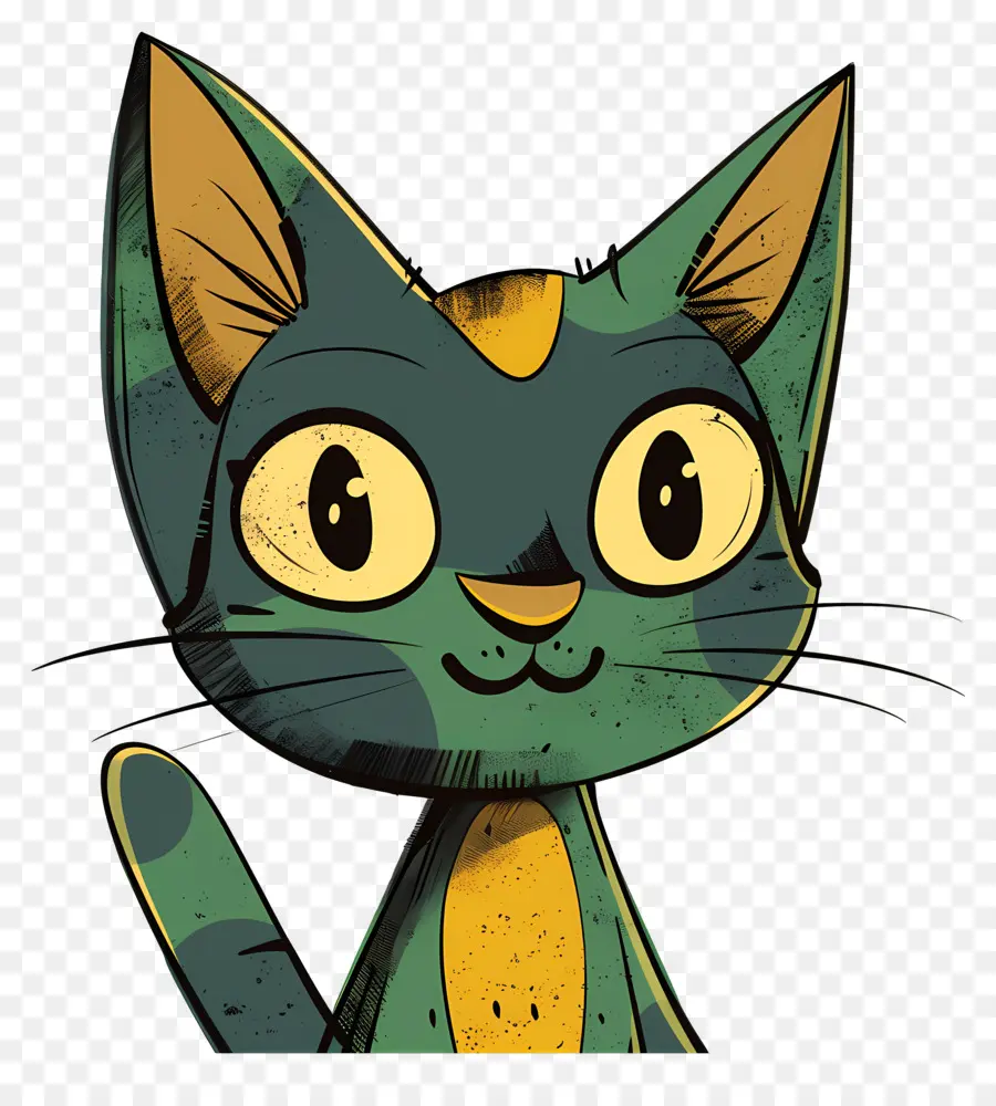 Gato，Los Ojos Verdes PNG