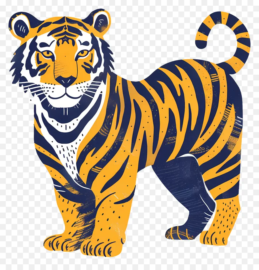 Tigre，Colorido PNG