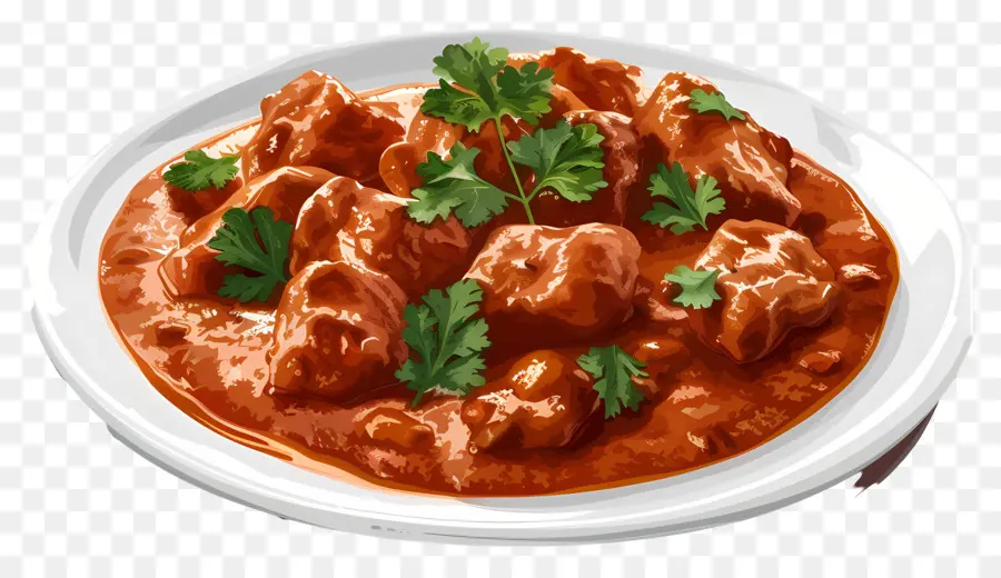 Pollo Tikka Masala，Comida De La India PNG