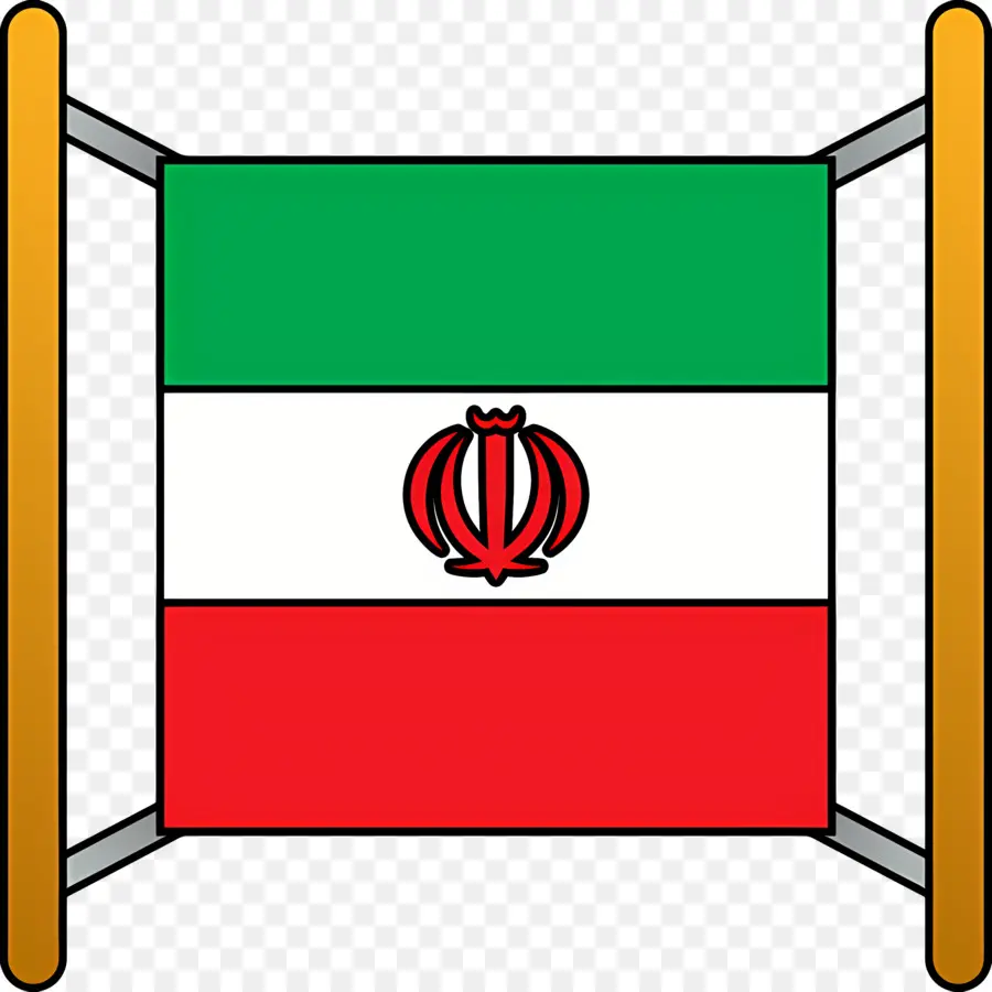 Bandera De Irán，País PNG