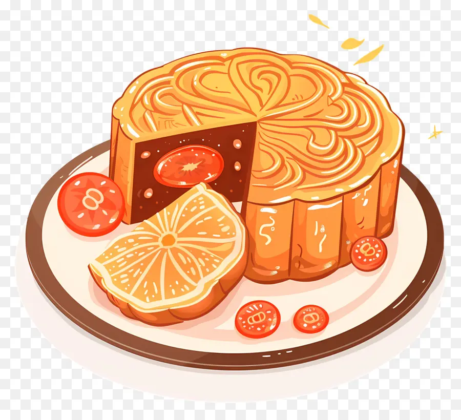 Mooncake，Pastel PNG