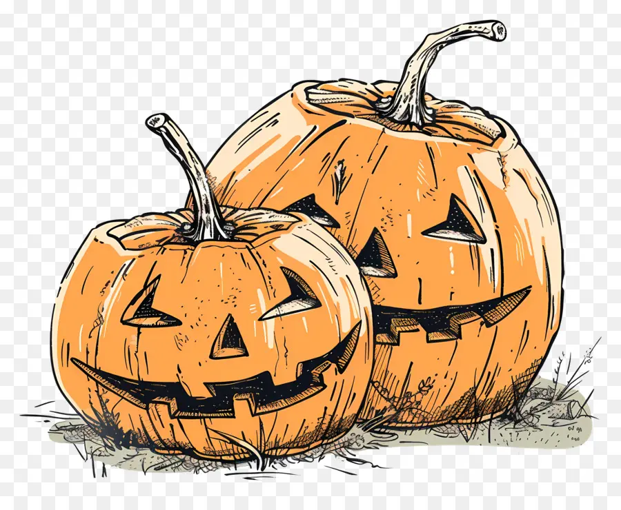 La Talla De Calabazas，Jackolantern PNG