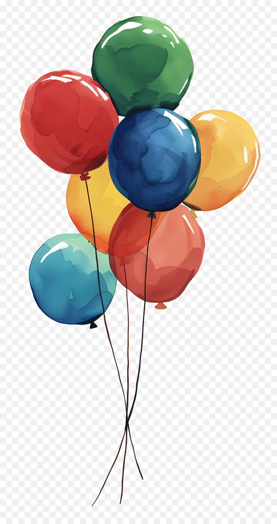 Globos，Colorido PNG