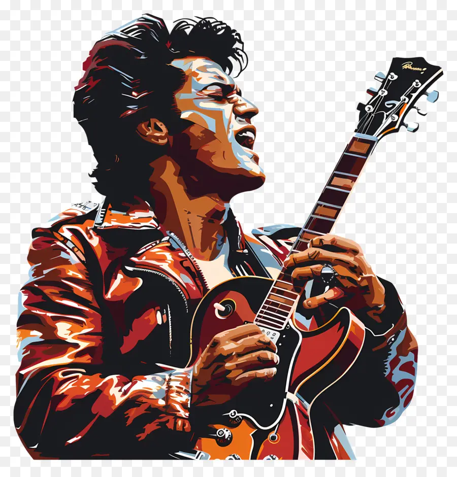 Rock And Roll，Guitarrista PNG