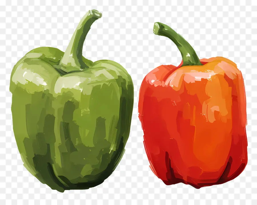 Bell Peppers，Red Bell Pepper PNG