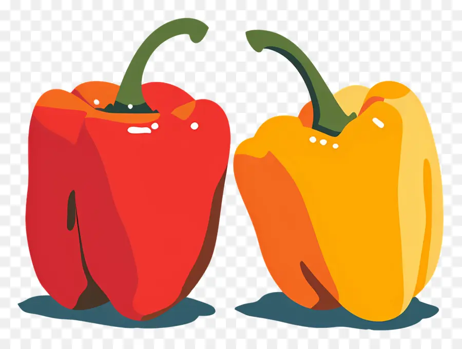 Bell Peppers，Pimiento Rojo PNG