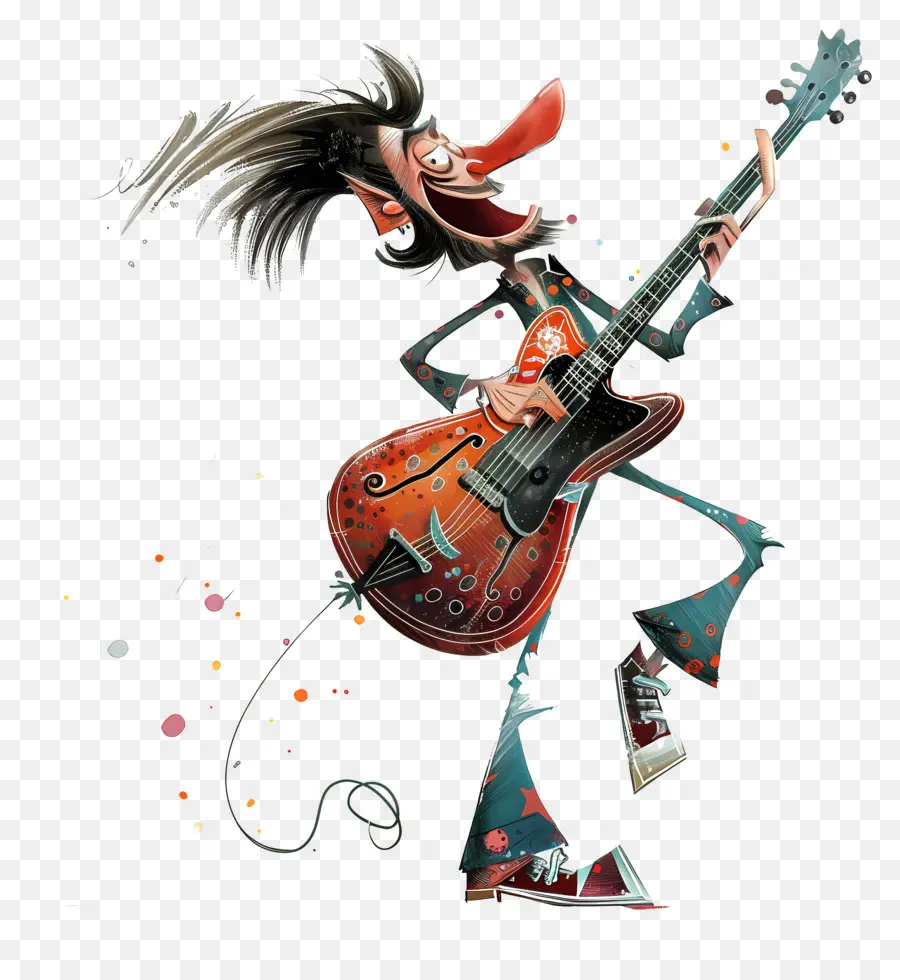 Rock N Roll，Guitarra PNG