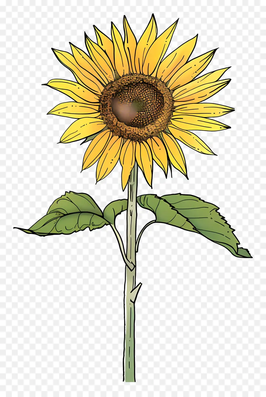 Girasol，Planta PNG