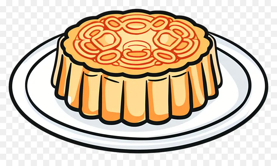 Mooncake，Pastel De Luna PNG