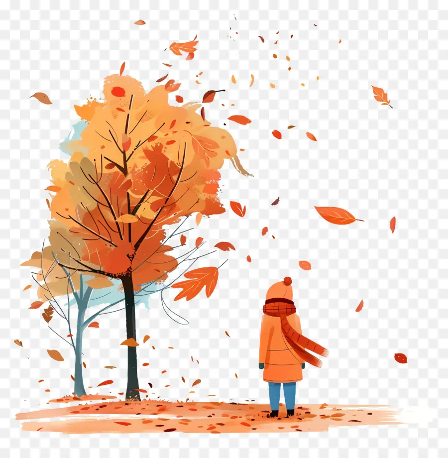 Otoño Frío，Hombre PNG