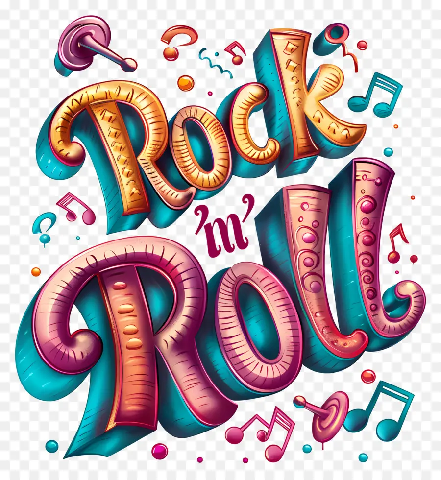 Rock N Roll，La Música PNG