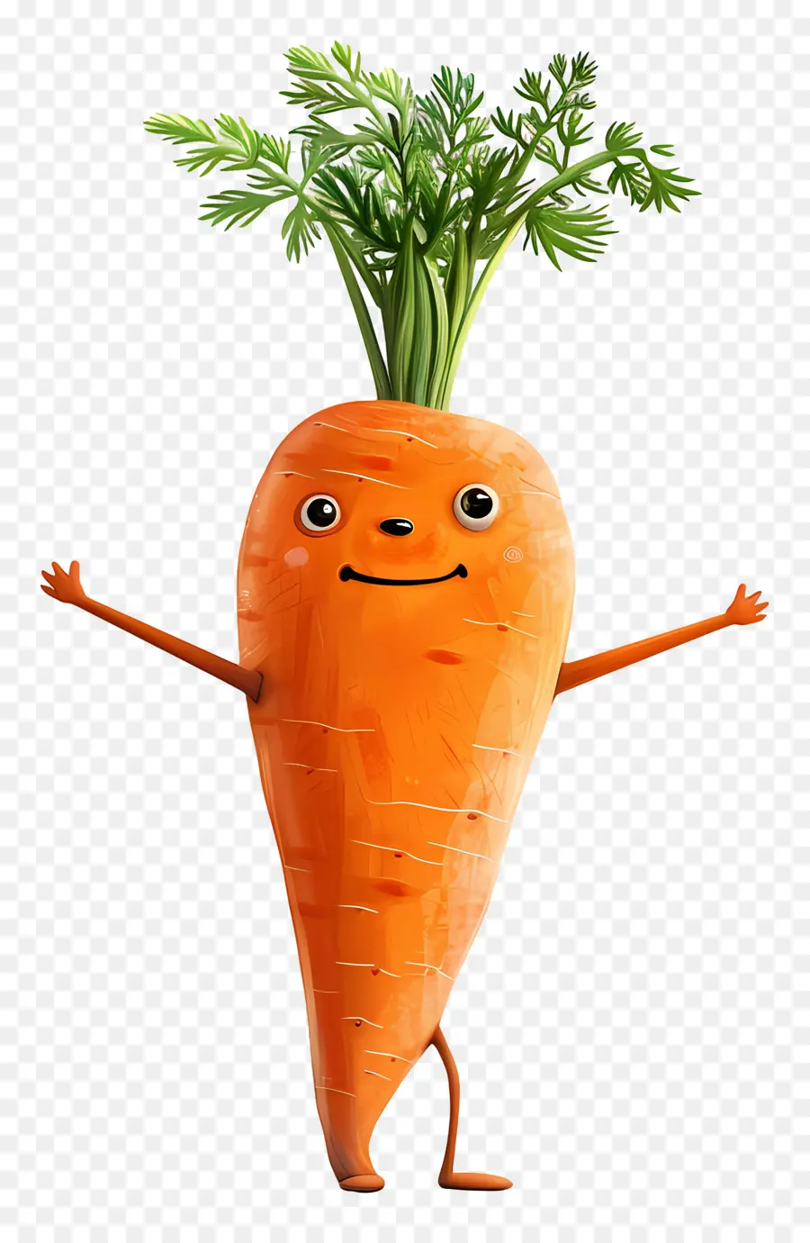 Zanahoria，Sonriendo PNG