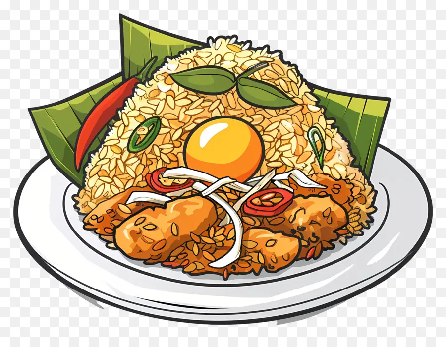 Nasi Goreng Kampung，Arroz Frito PNG