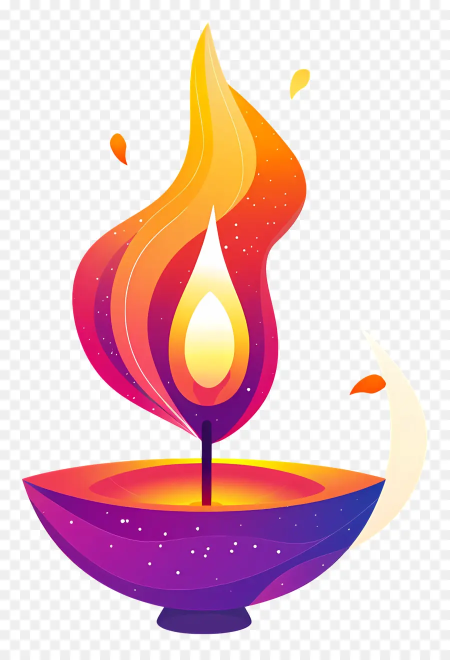 Diwali Diya，Diwali PNG