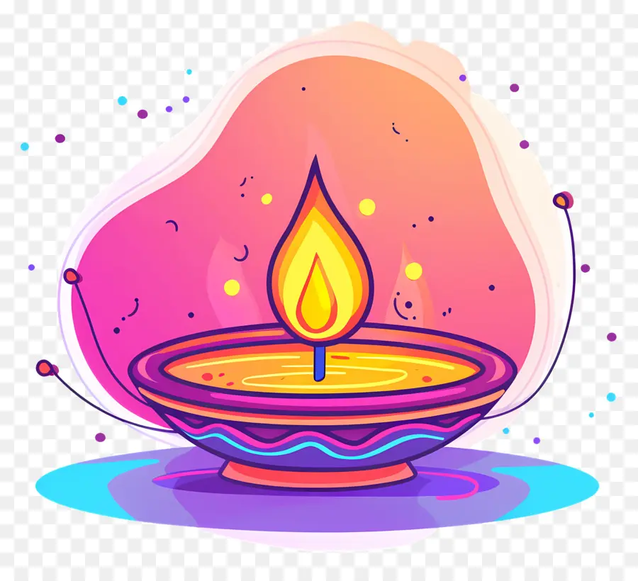 Diwali Diya，Diwali PNG