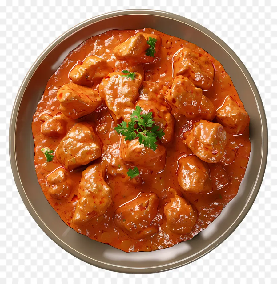 Pollo Tikka Masala，Pollo Al Curry PNG