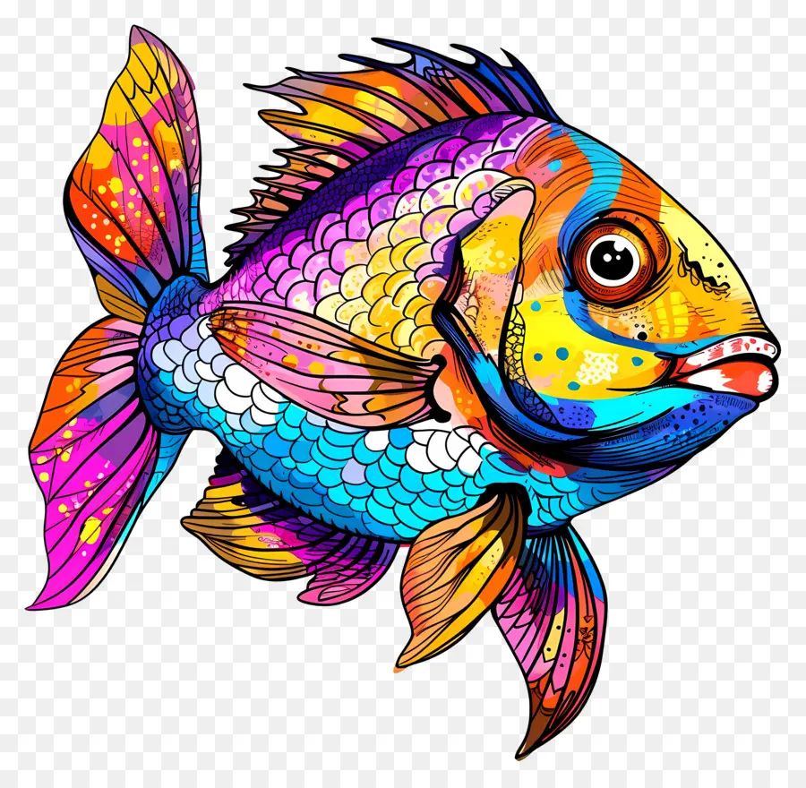 Los Peces，Peces De Colores PNG