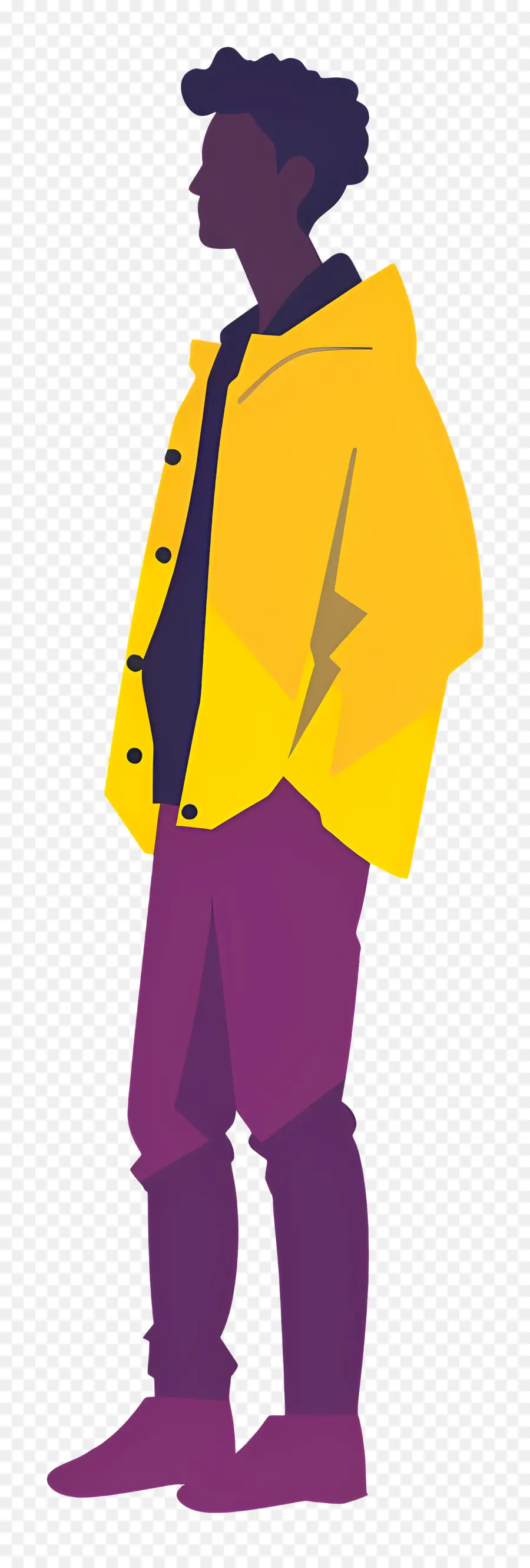 Hombre，Hombre Con Chaqueta De Lluvia Amarilla PNG