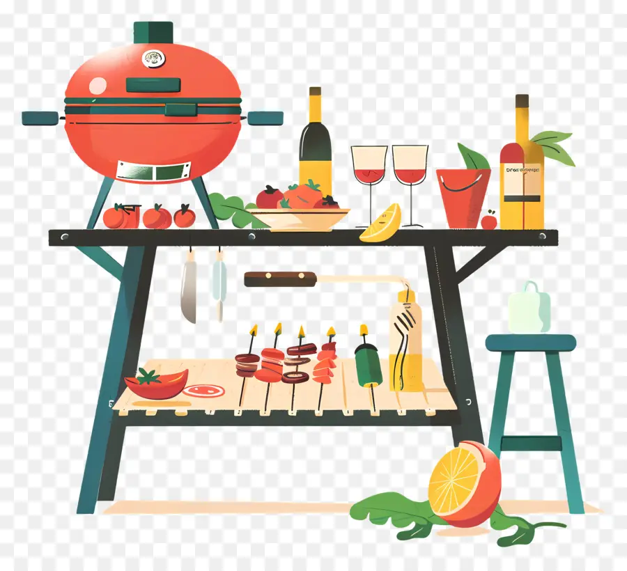 Barbacoa De Verano，Bbq PNG