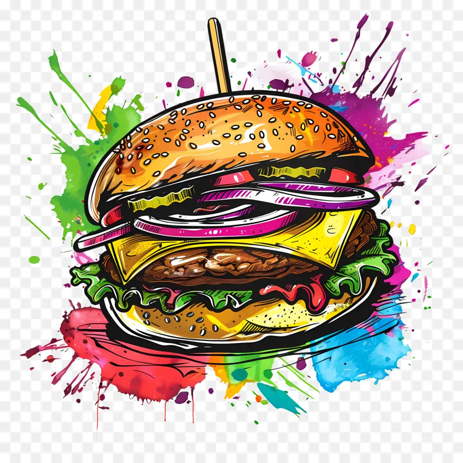 Hamburguesa，Queso PNG