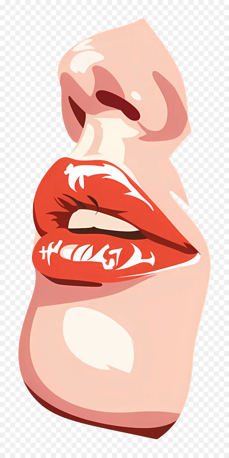 Los Labios Rojos，El Lápiz Labial Rojo PNG