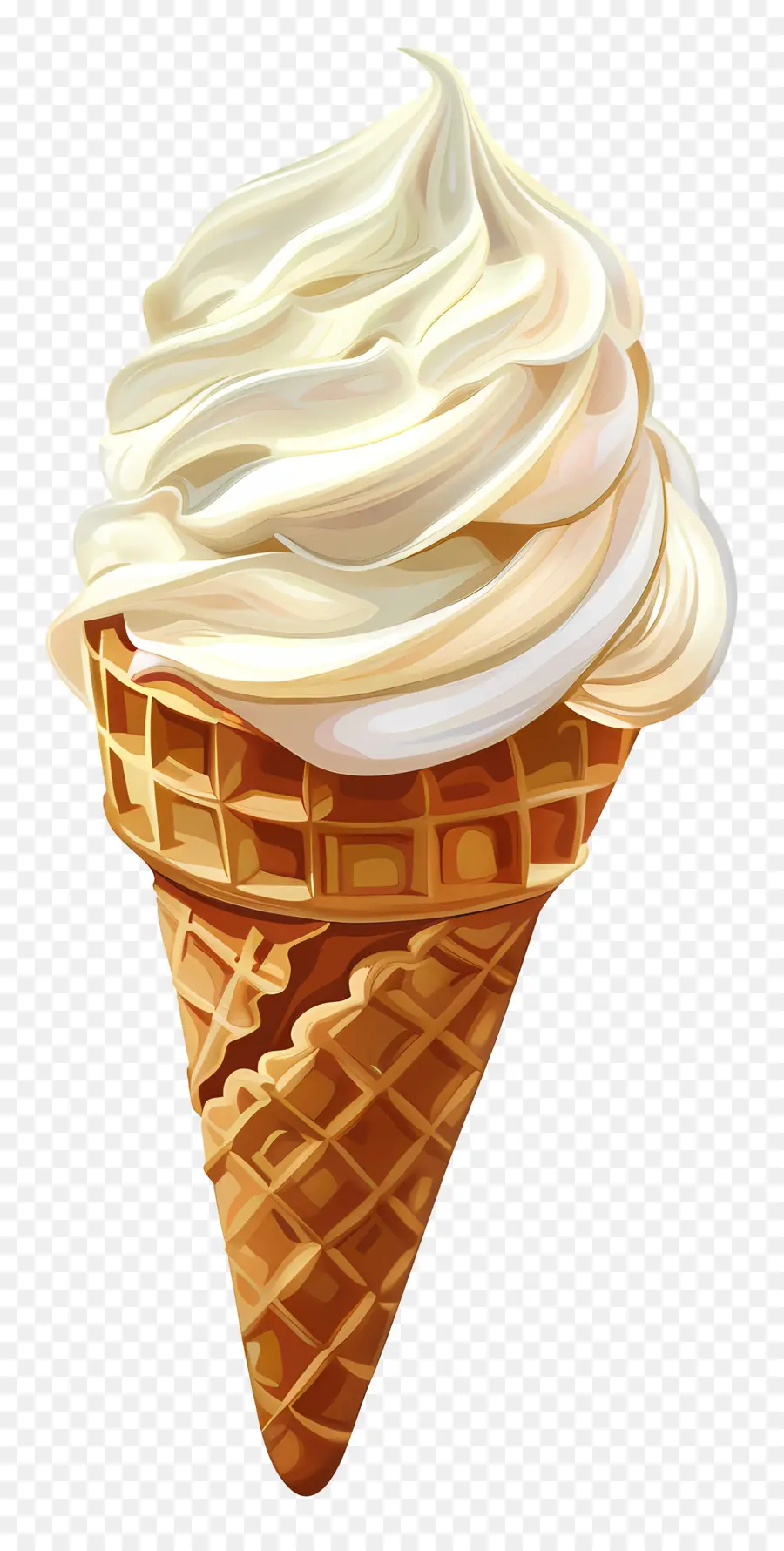 Helado，Helado De Vainilla PNG