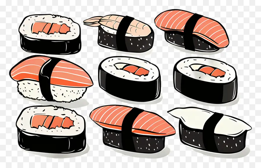 Sushi，Rollos PNG