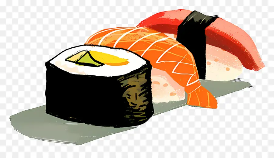 Sushi，Japonés PNG