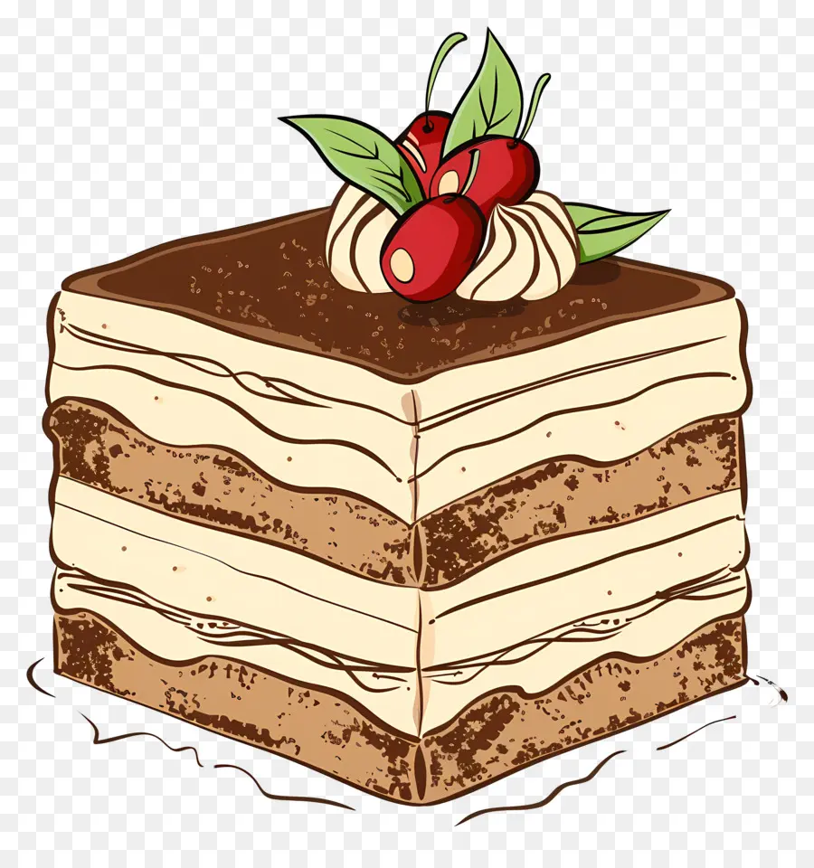 Pastel De Tiramisú，Pastel De Chocolate PNG