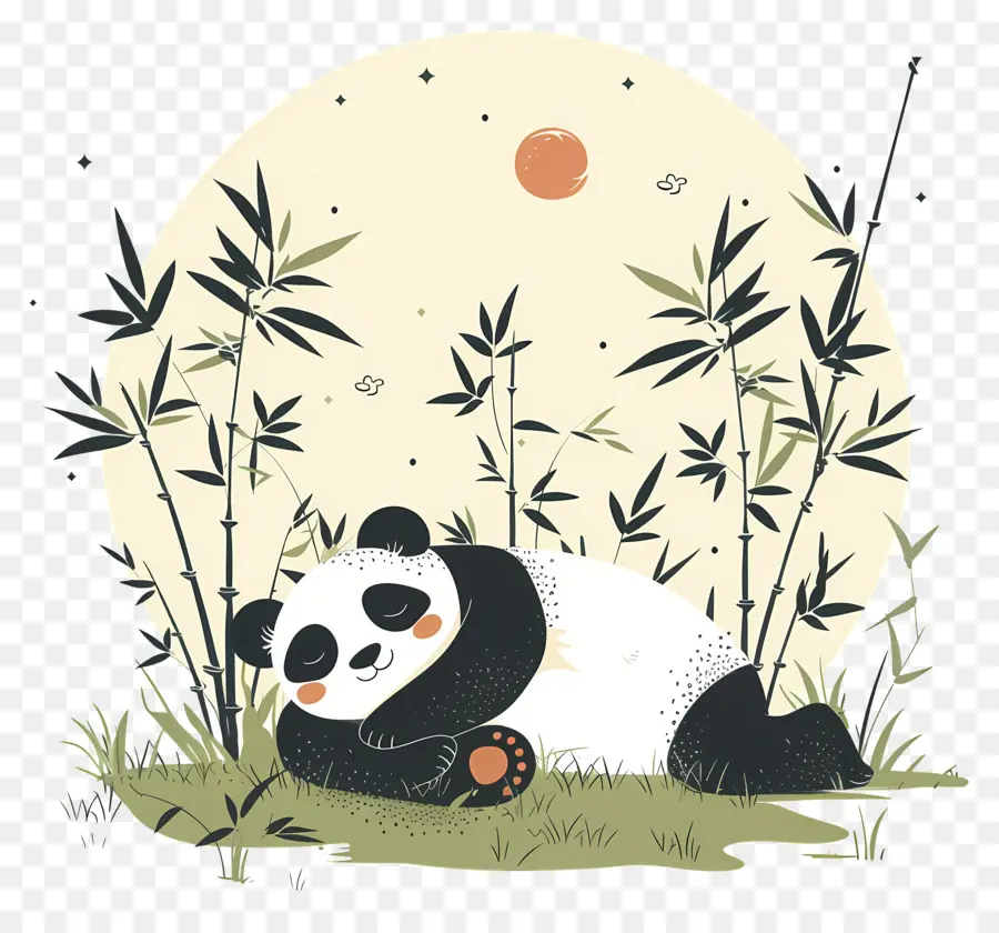 Dormir Panda，Oso Panda PNG