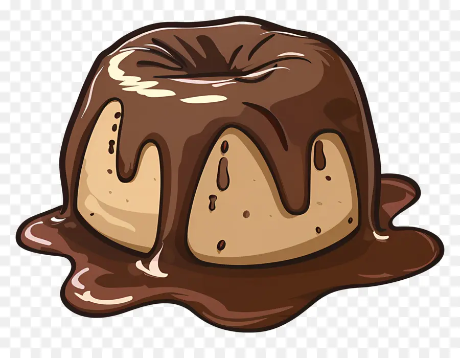 Pastel De Lava De Chocolate，Pastel De Chocolate PNG