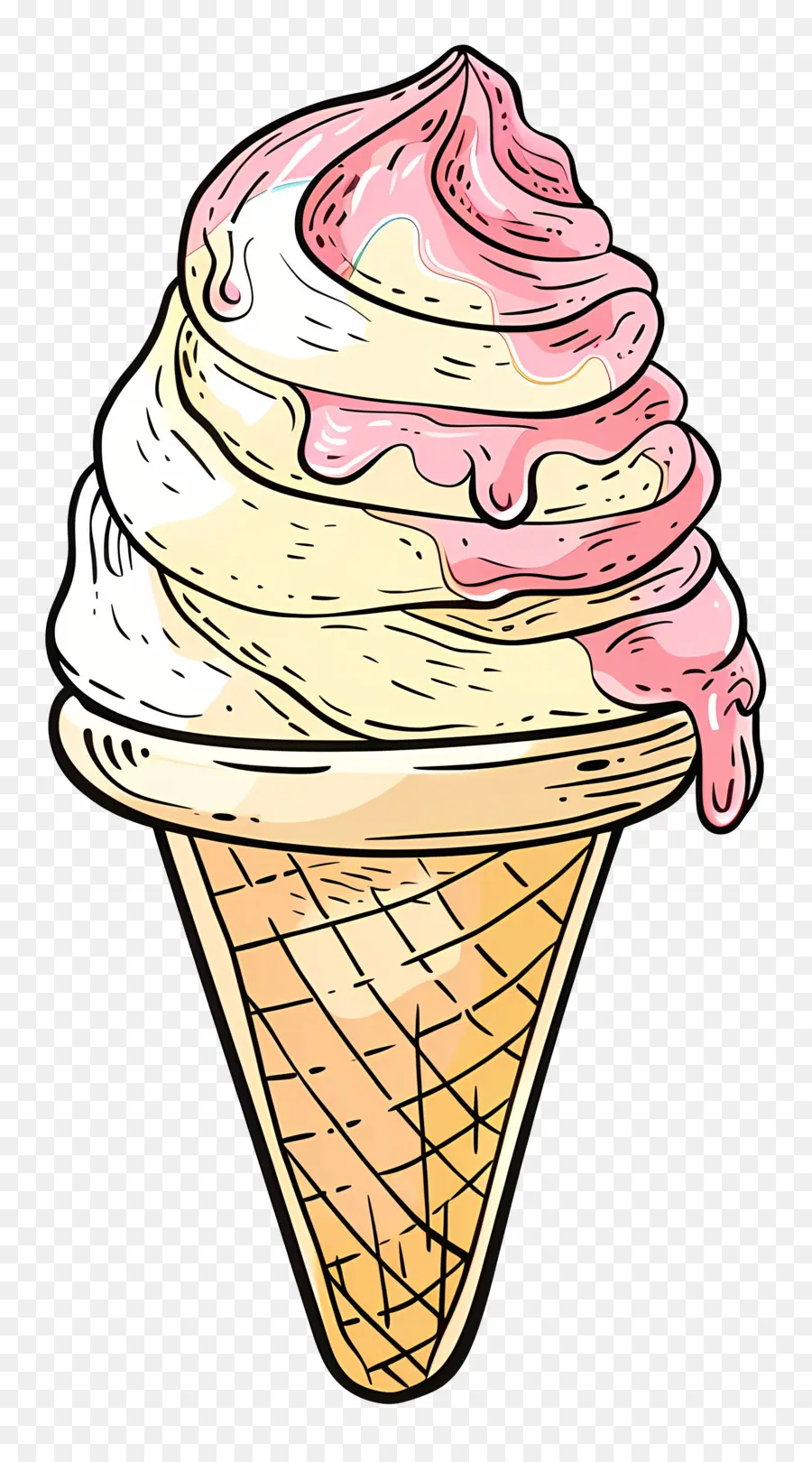 Helado，Cono PNG