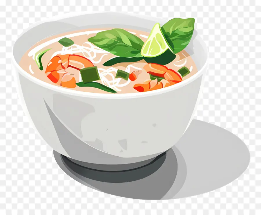 Tom Yum Goong，Sopa De Fideos Picantes PNG