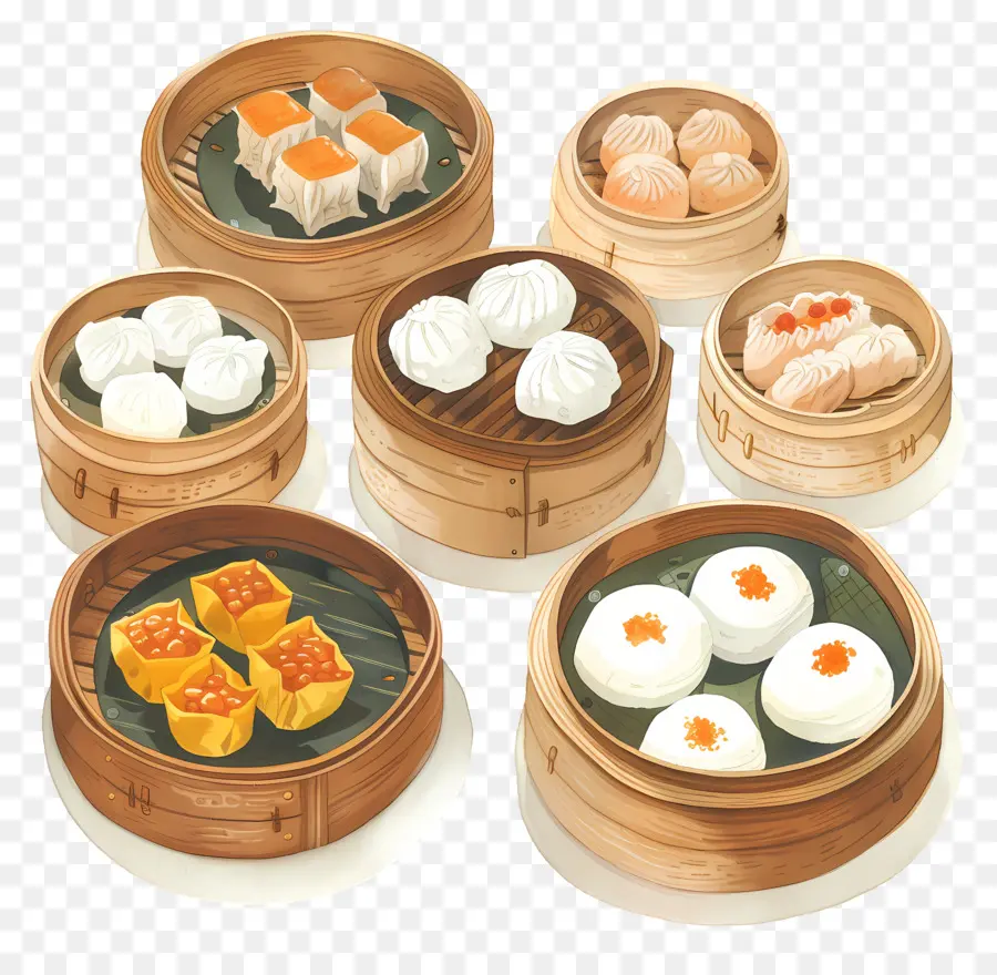 Dim Sum，Chino PNG