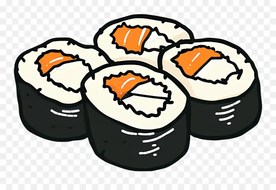 Sushi，Rollos De Sushi PNG