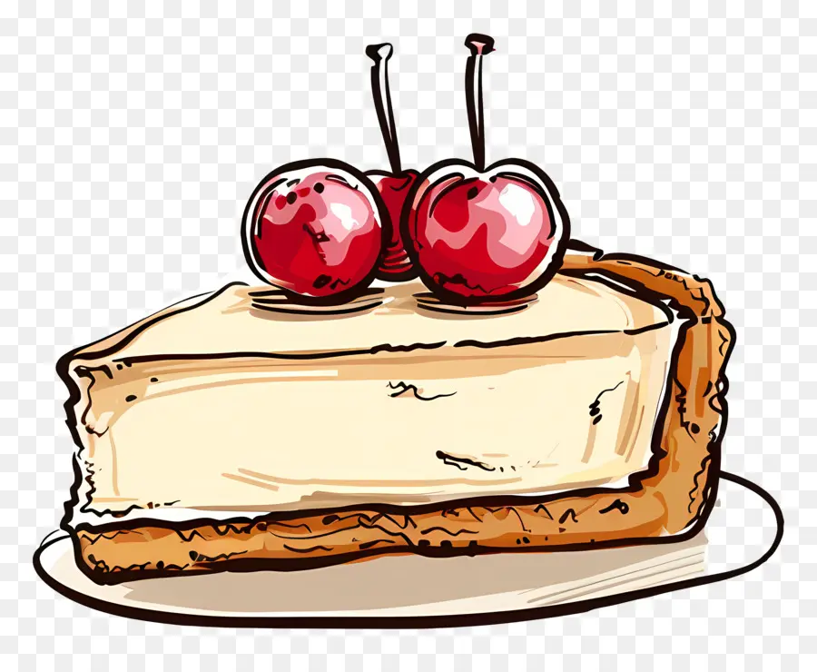 Tarta De Queso，De Postre PNG