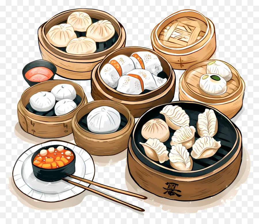 Dim Sum，Chino PNG