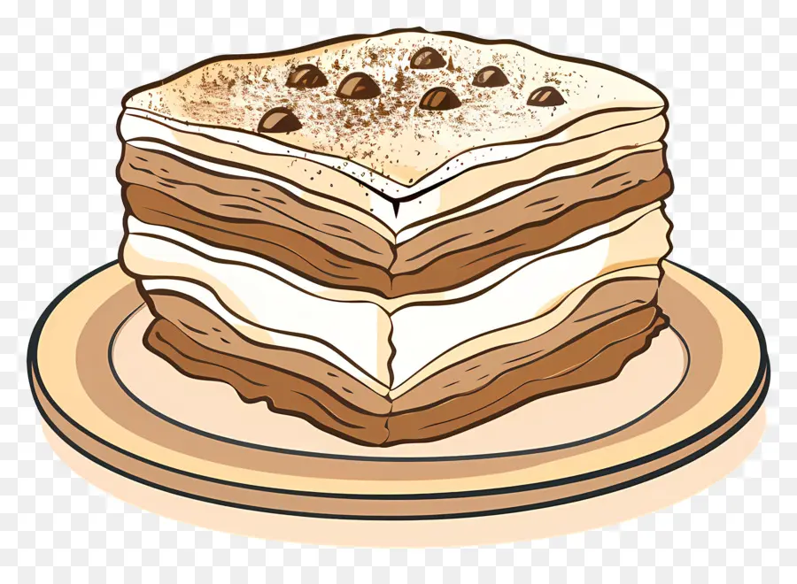 Pastel De Tiramisú，Pastel De Chocolate PNG