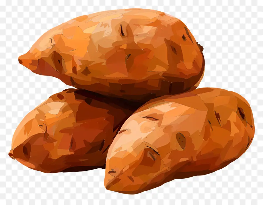 Las Patatas Dulces，Apilados PNG