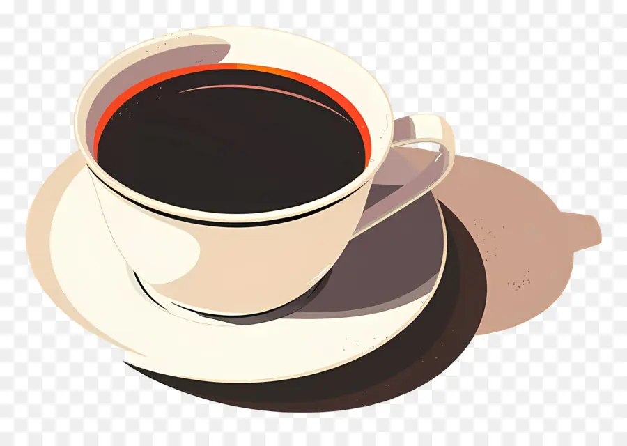 Café Americano，Taza De Café PNG