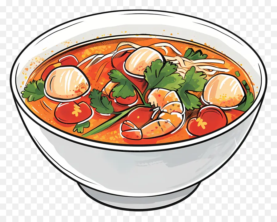 Tom Yum Goong，Sopa Picante PNG