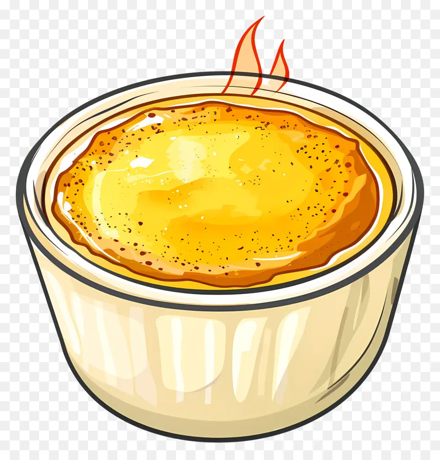 La Crème Brûlée，Cazuela De Queso Y Galletas PNG