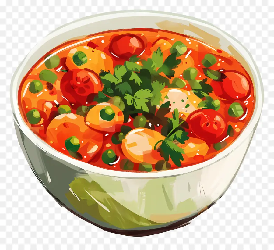 Minestrone，Sopa De Verduras PNG