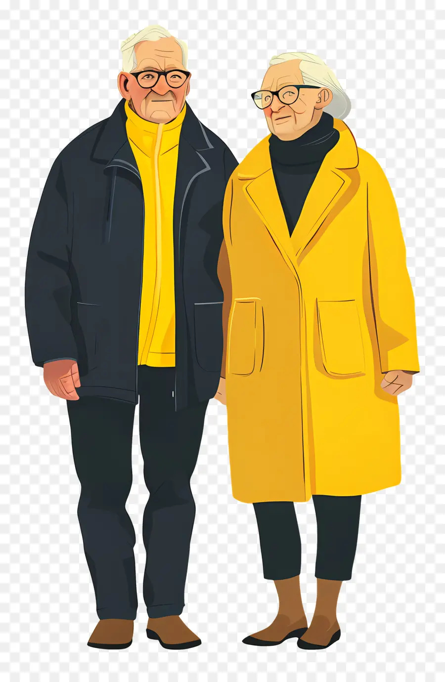 Pareja De Adultos Mayores，Pareja De Ancianos PNG